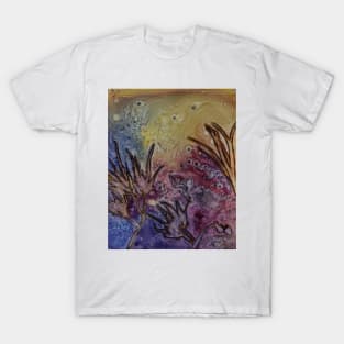 Coral reef abstract. Watercolor Painting T-Shirt